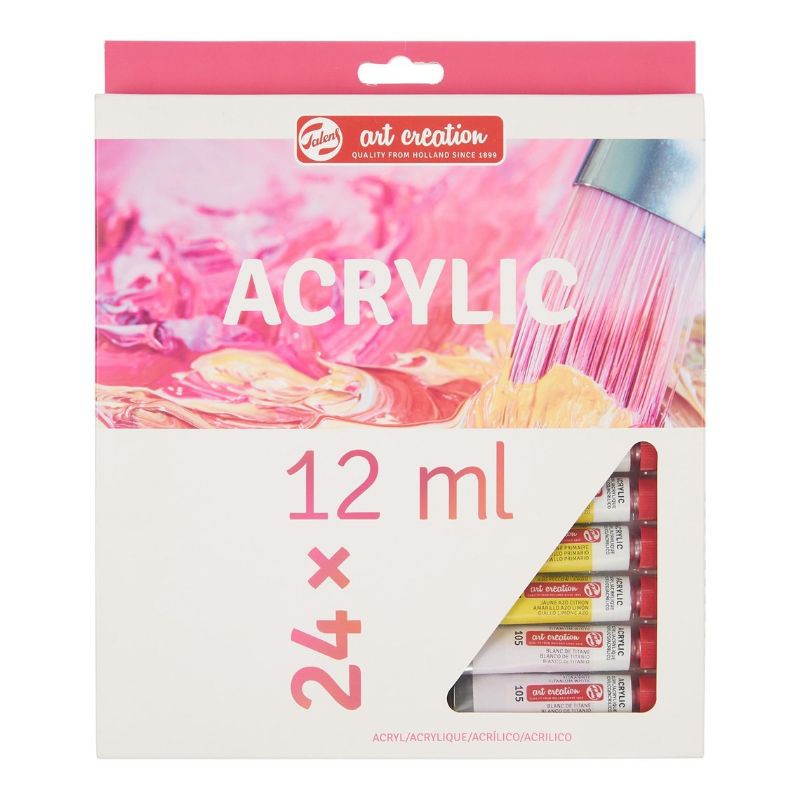 

talens art creation cat acrylic/ akrilik set 24clrx12ml