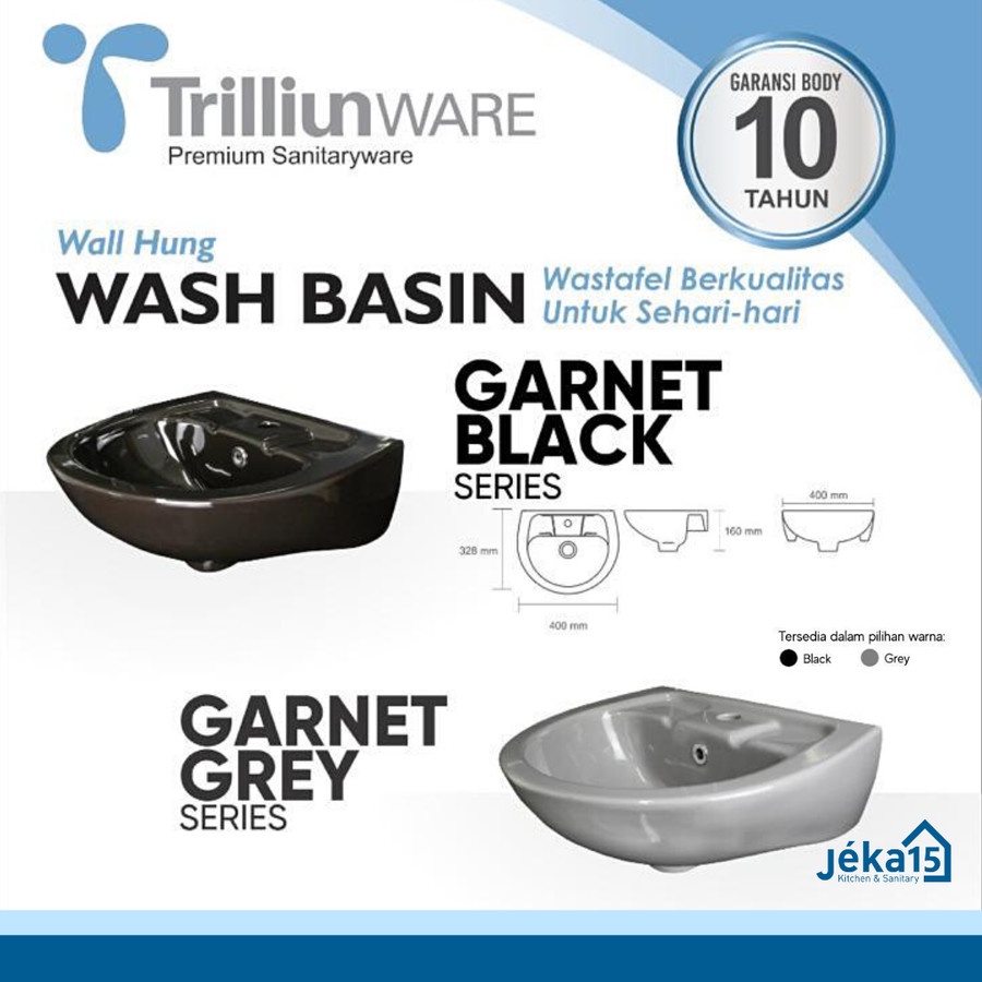 TRILLIUNWARE GARNET WASTAFEL | PAKET KOMPLIT WASTAFEL