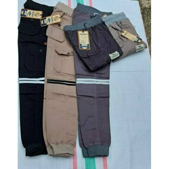 CELANA JOGER STRIP CARGO RIP ORIGINAL