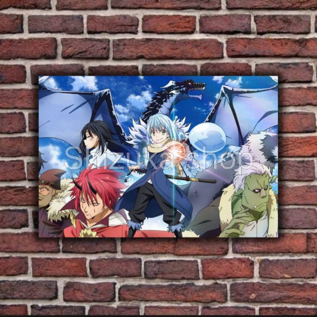 Shizuka shop - READY Hiasan Dinding Anime Tensura Rimuru Tensei Shitara Slime - Free Stiker Anime