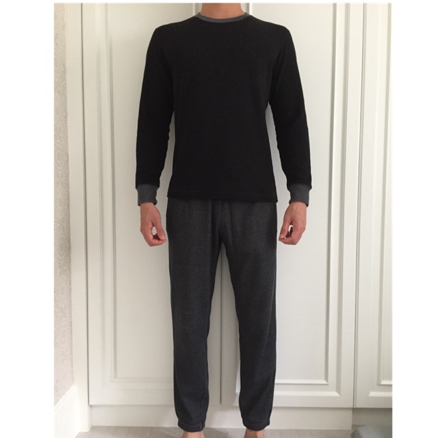 Preloved Setelan Piyama Pria Uniqlo Original