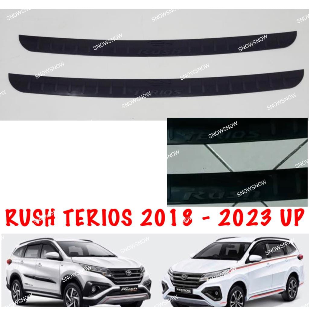 Sillplate Belakang All New Rush Terios 2018 2020 2022 2023 GR SPORT Hitam