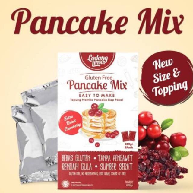 Ladang Lima Pancake Mix 220 gr Gluten FREE