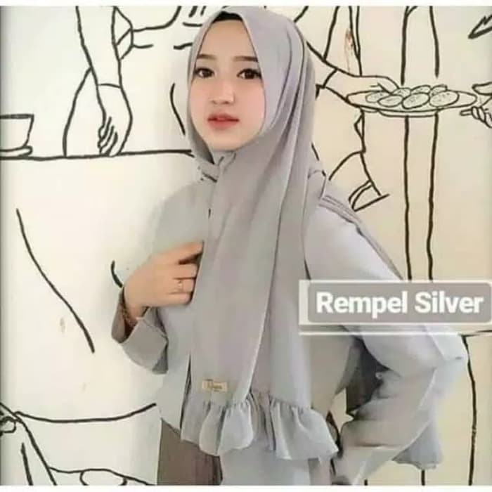 EVA PASHMINA DIAMOND REMPEL / JILBAB PASHMINA REMPEL DIAMOND HIJAB PASHMINA