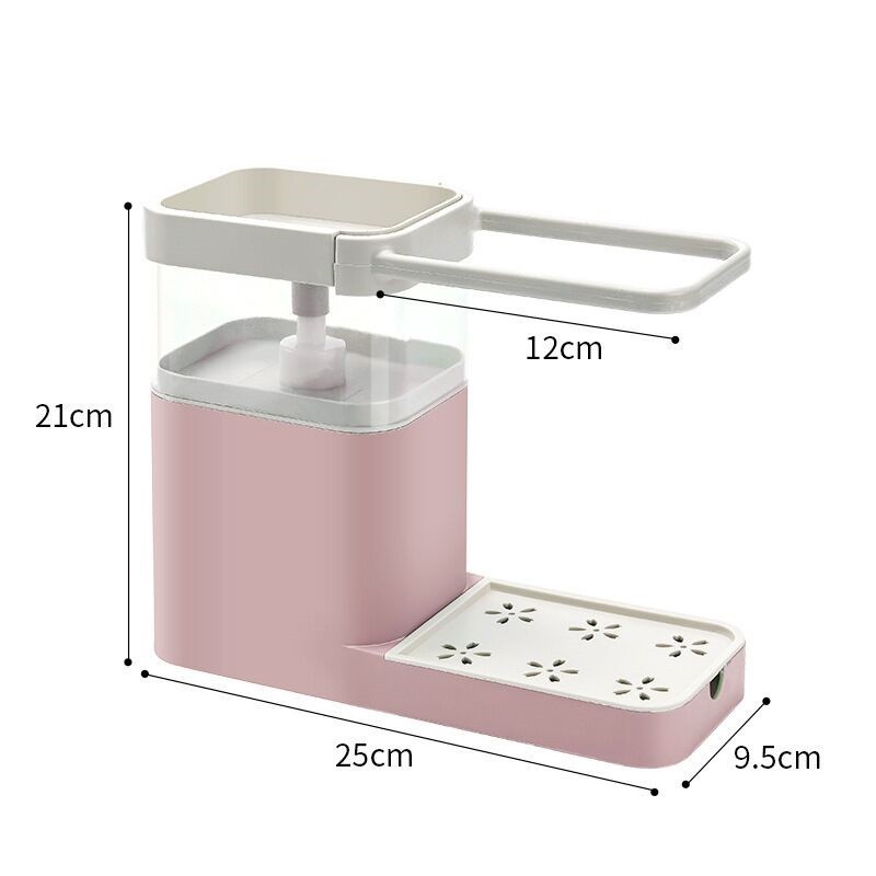 DISPENSER SABUN 3 IN 1 CUCI PIRING SERBAGUNA / TEMPAT SABUN CUCI PIRING [SWEETSPACE]