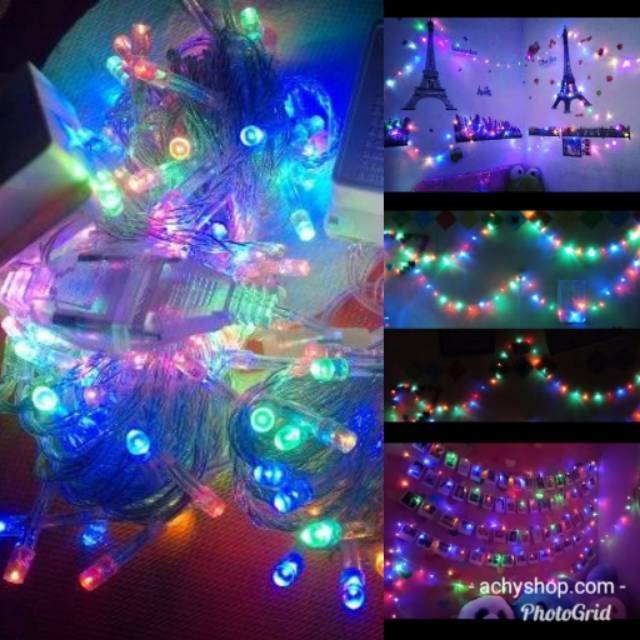 Lampu Hias LED Rainbow / Lampu Tumblr / Lampu Tumbler / Lampu Natal Kelap-Kelip