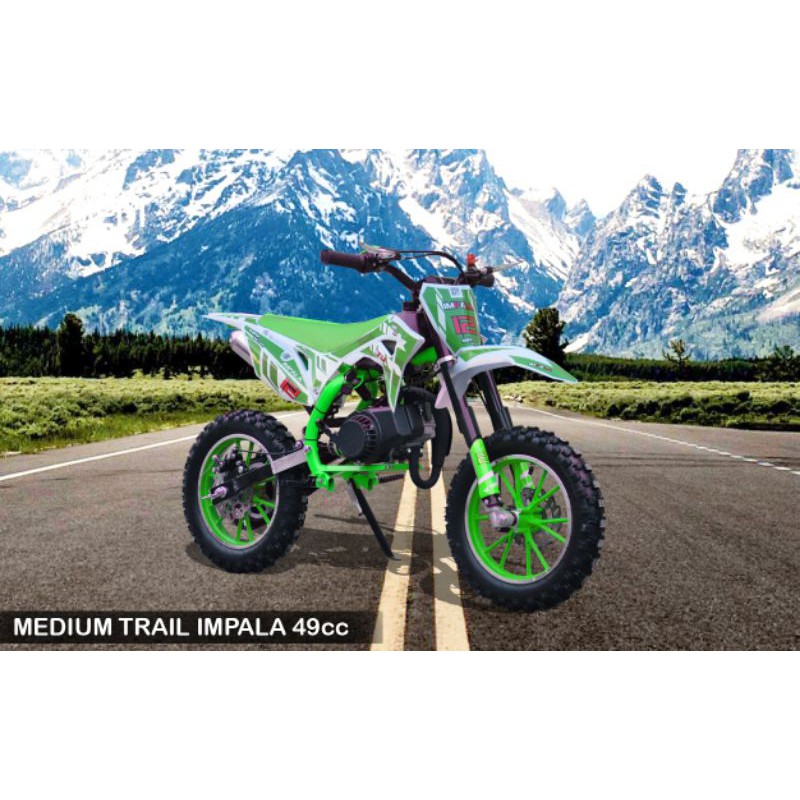 MOTOR MEDIUM TRAIL IMPALA MODEL TERBARU MESIN 2TAK 50CC~MAINAN MOTOR TRAIL~MOTOR CROSS~MAINAN ANAK