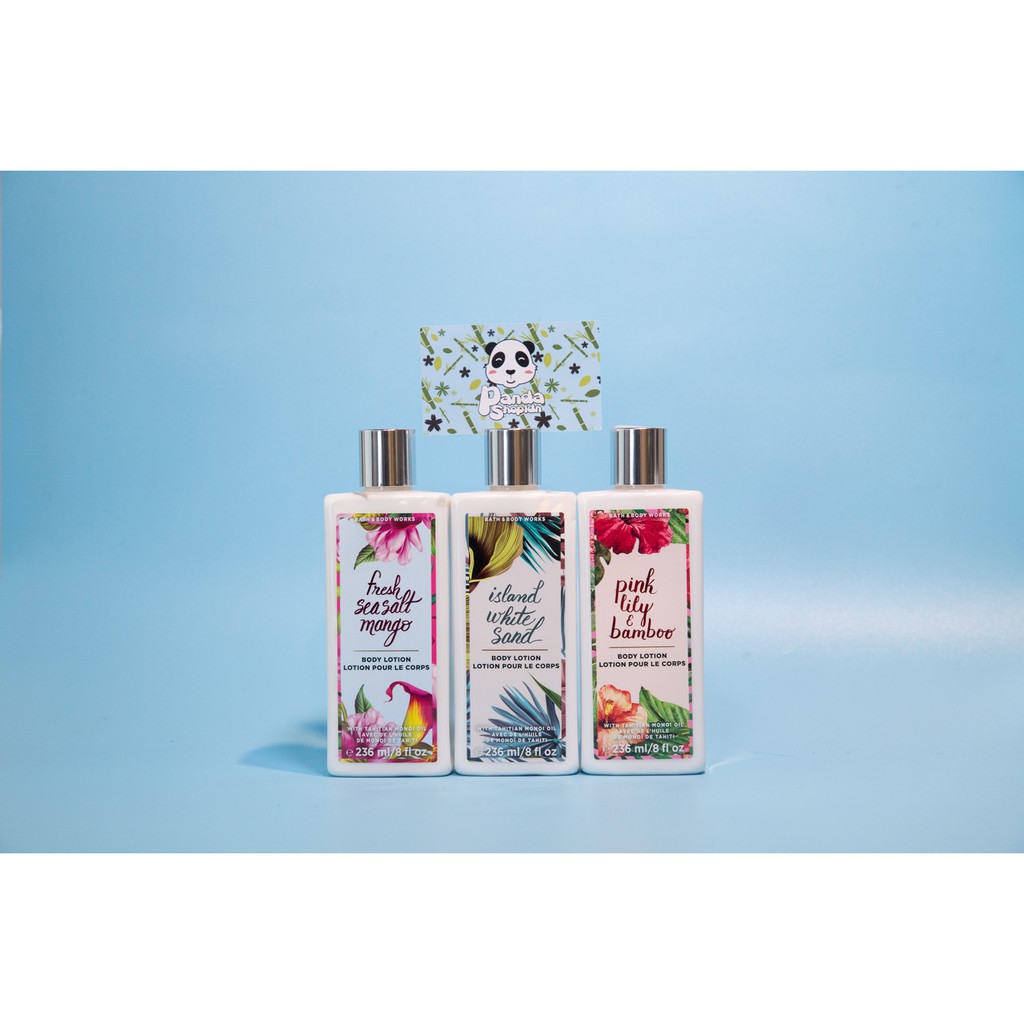 BBW Body Lotion Square Packaging