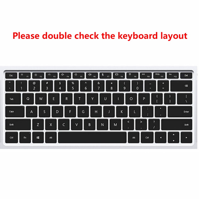 For 14inch Huawei MagicBook 2019 VLR-W09 Soft Ultra-thin Silicone Laptop Keyboard Cover Protector