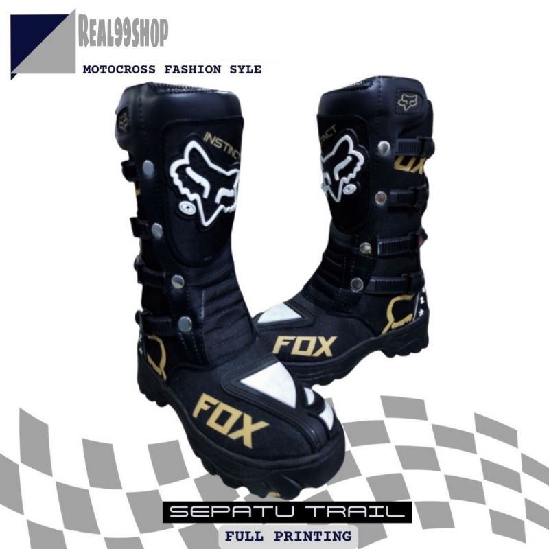 Sepatu Motor Cross Trail Spatu Boots adventure Motocross Trabas