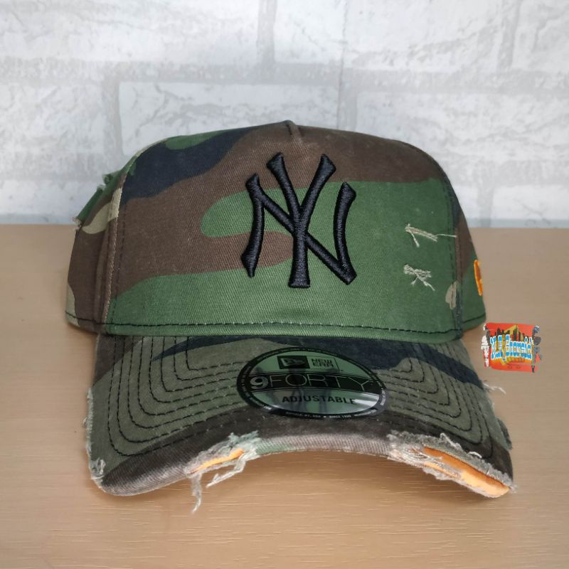 TOPI NEW ERA ORIGINAL DAMAGE CAMO NY 9FORTY A FRAME