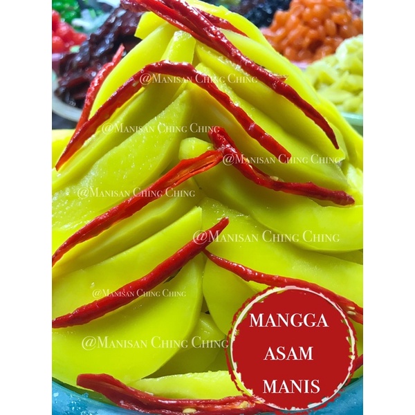 

Manisan mangga potong asam manis 1/2 kg