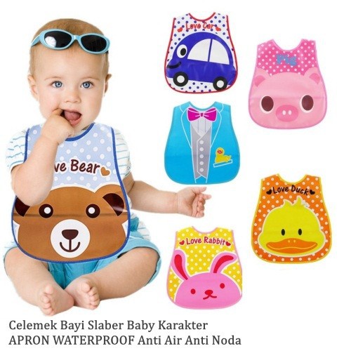 Celemek BABY Karakter - Celemek Bayi Karakter -  Slaber Motif Karakter