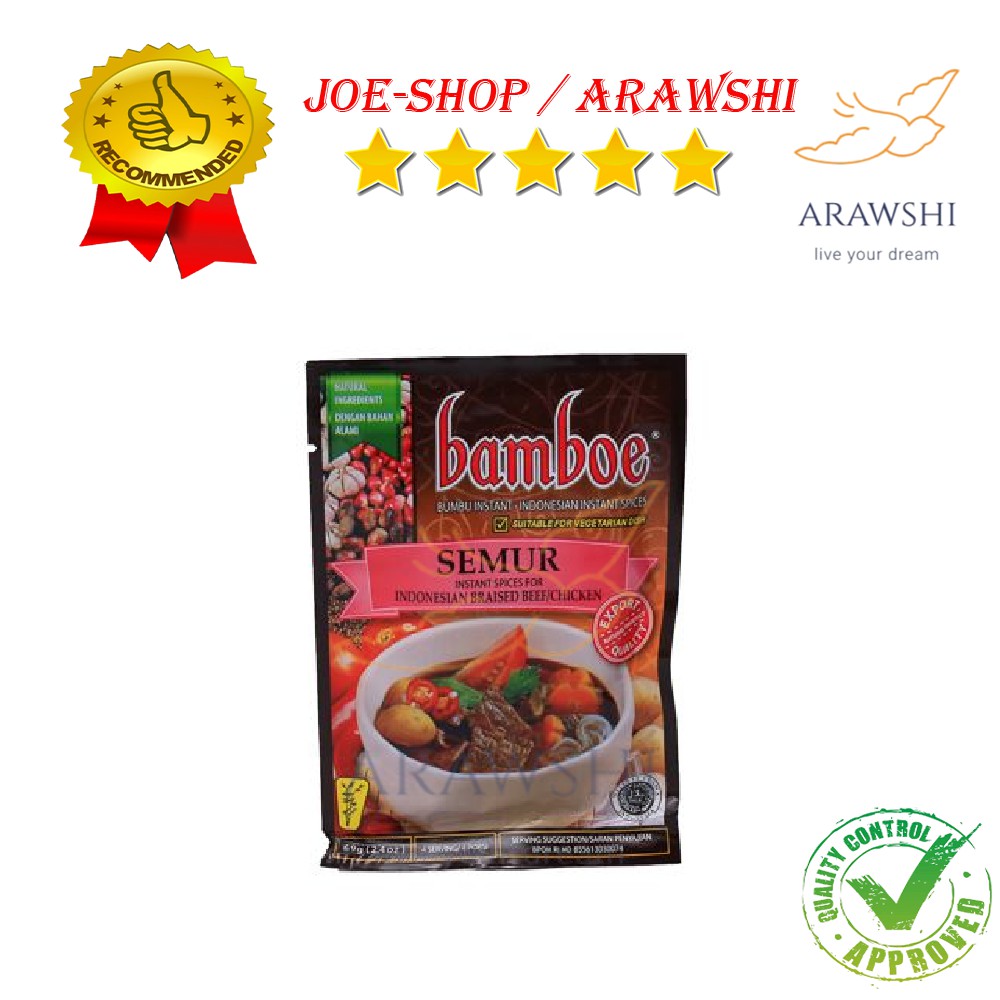 

BUMBU INSTAN BAMBOE BUMBU SEMUR 69GR