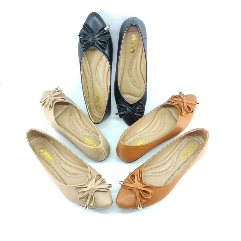 ANDIS Sepatu Flatshoes Wanita Ballerina SR02