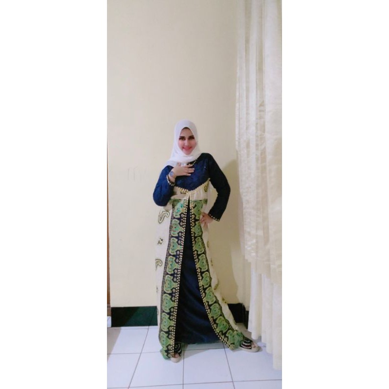 Couple gamis songket palembang mewah