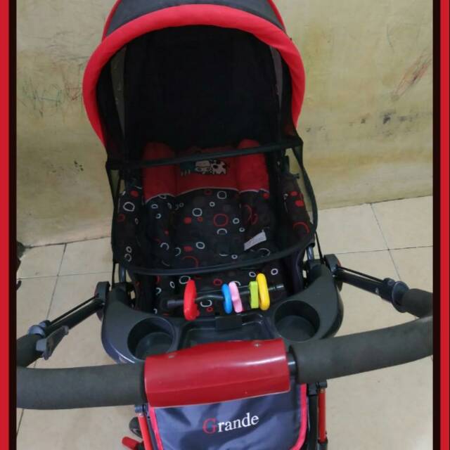 Preloved stroller pliko Grande