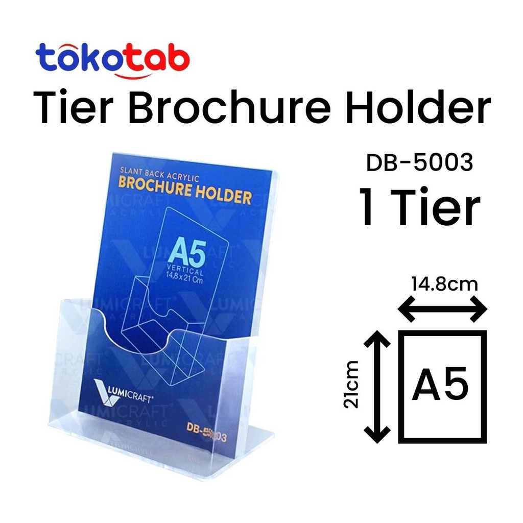 

Tokotab - Acrylic Display Brosur Vertical DB-5003