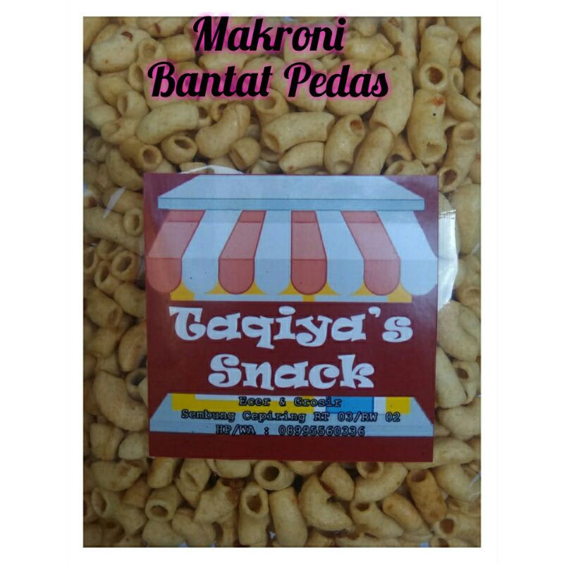 

Makroni Bantat Pedas Cemilan Makaroni Bantat 250 gram Grosir Snack Kiloan