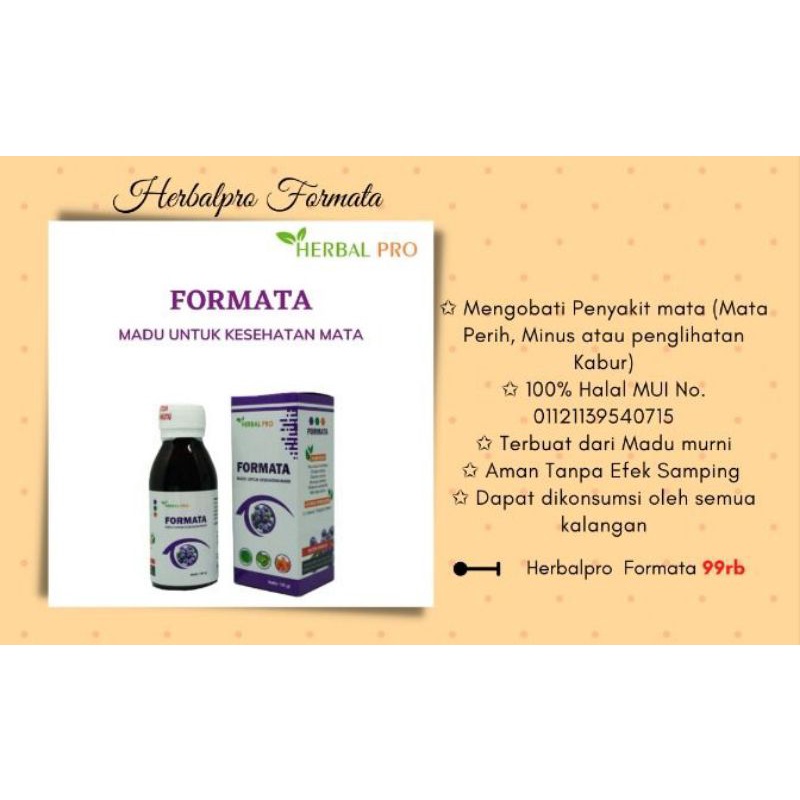 

Formata madu kesehatan mata