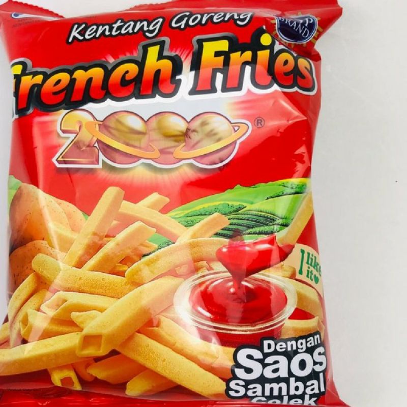 

Stik Kentang Goreng French Fries 2000 Saus Tomat Asli 75gr