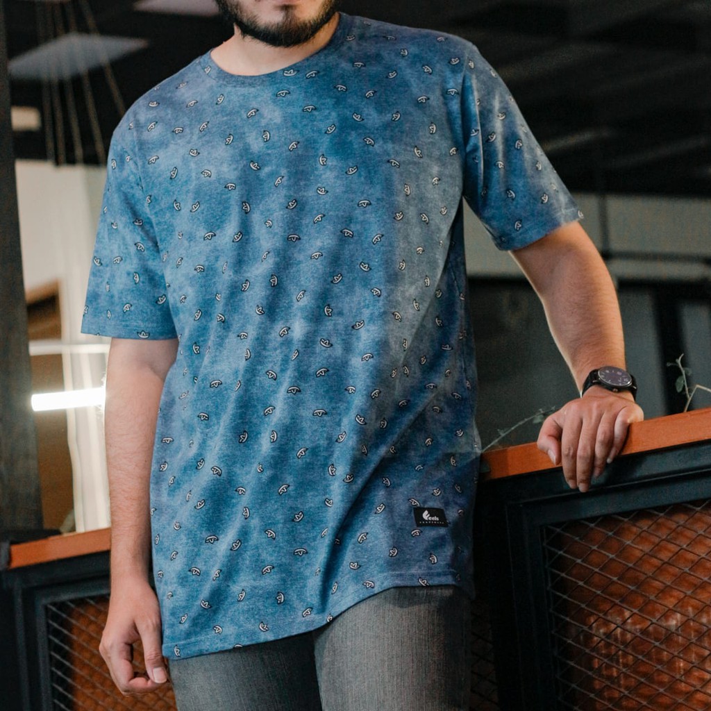 Feels Trademark T Shirt - Blue Paper Boat