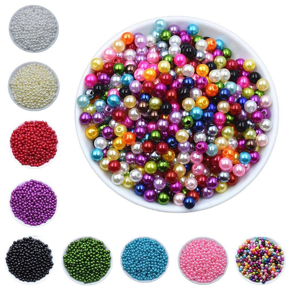 Manik Manik Bahan Akrilik Bentuk Bulat Ukuran 6 8mm Untuk Manik Manik Bahan Akrilik Bentuk Bulat Ukuran 6 8mm Untuk