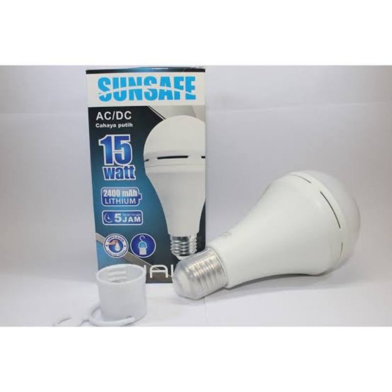 Emergancy sunsafe 15watt / lampu ajaib