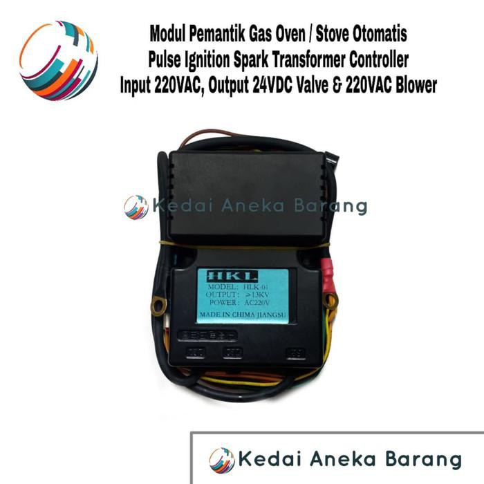Modul Pemantik Gas Oven Pulse Ignition Transformer Controller Otomatis