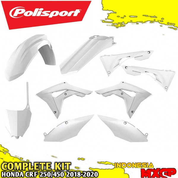 HONDA CRF CR 250 450 F R 2018 2019 2020 POLISPORT Complete Kit Cover Body Full Set Motocross Origina