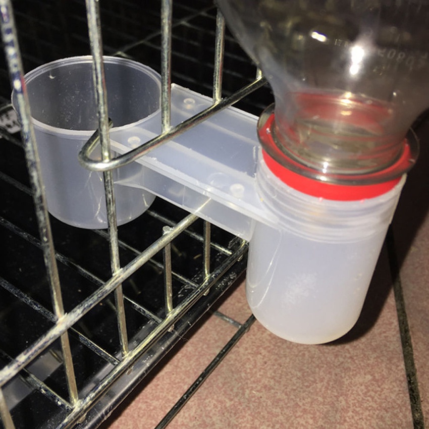 Botol Air Minum Bahan Plastik Untuk Burung Merpati / Hamster