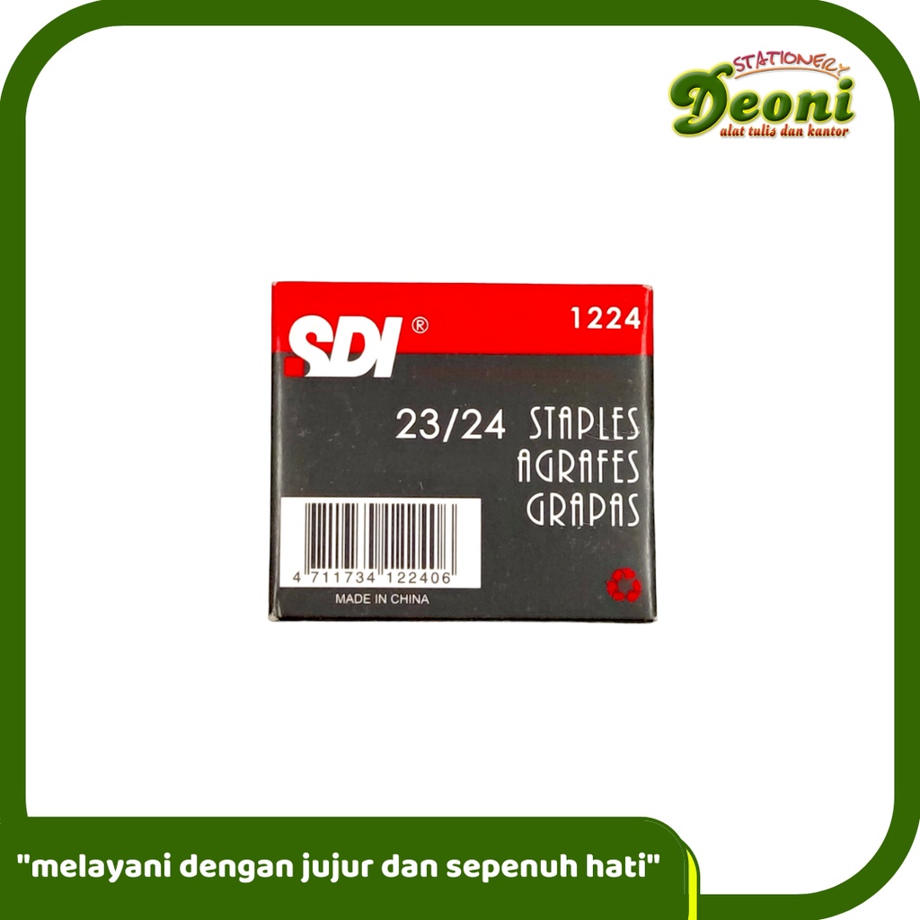 

SDI 1224 Staples Refill 23/24 ( untuk Stapler isi 1000 Pcs)