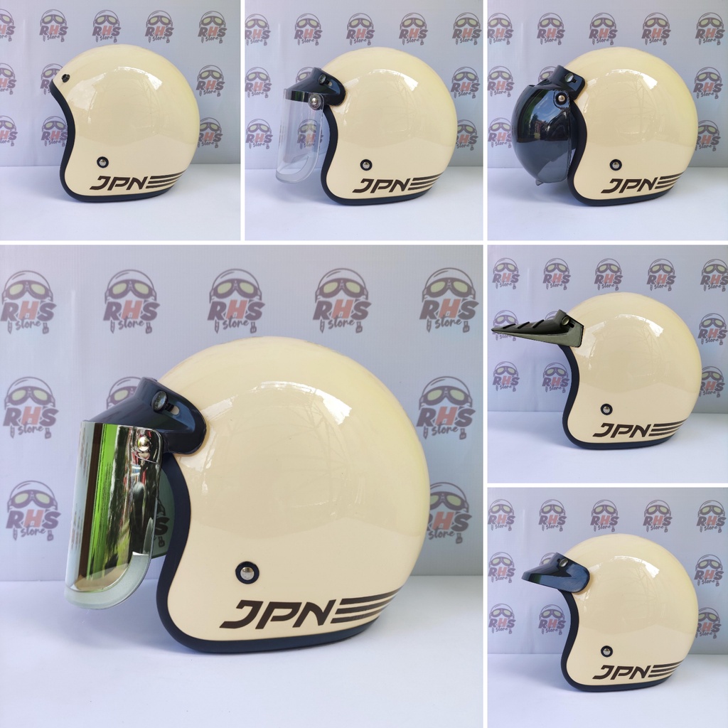 Helm JPN Bogo Arc Original - Cream