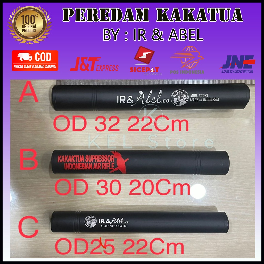 Peredam Kakaktua Supressor IR Abel.Co