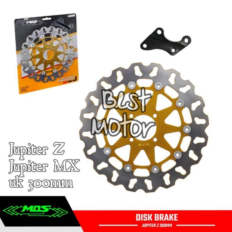 Piringan Cakram Depan Jupiter Z Jupiter MX Ukuran 300mm Model Daytona Plus Breket Disc Brake Jupiter