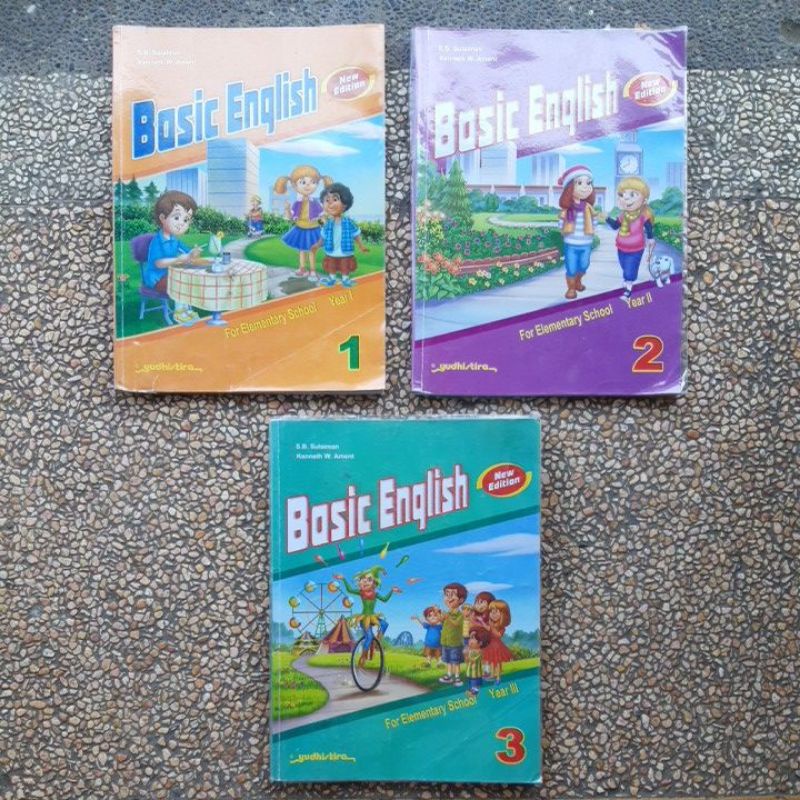 Jual Buku Basic English Sd Kelas 1.2.3 New Edition | Shopee Indonesia