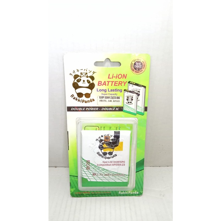 BAT BATRE BATTERY BATERAI RAKKIPANDA SONY EXPERIA Z3 / Z3 BIG DOUBLE POWER