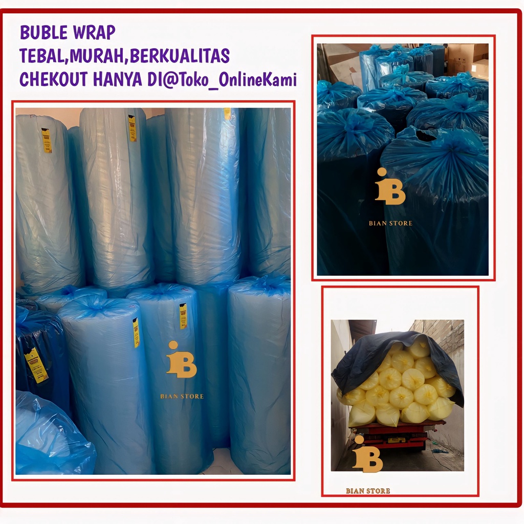 BUBBLE WRAP MP 3.0KG TEBAL 50M X 125CM/Buble Wrap Roll