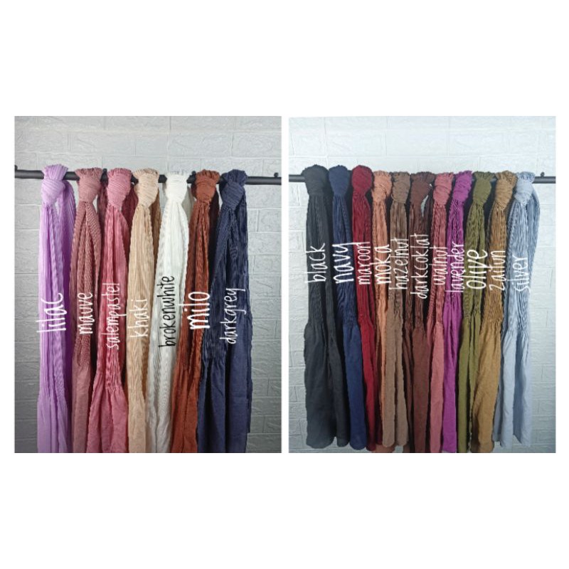 PASHMINA PLISKET TERMURAH DIAMOND 180x75cm-4