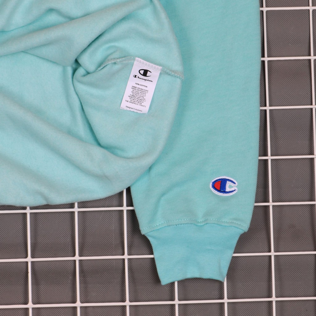 Jaket Crewneck CHAMP LOGO DAN TULISAN  – Blue Edition Trendy Casual Unisex Good Brand Quality Stylis