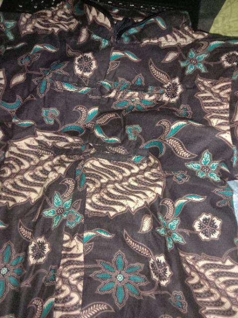 Atasan Dress Batik Wanita Godhong Tb0018sb