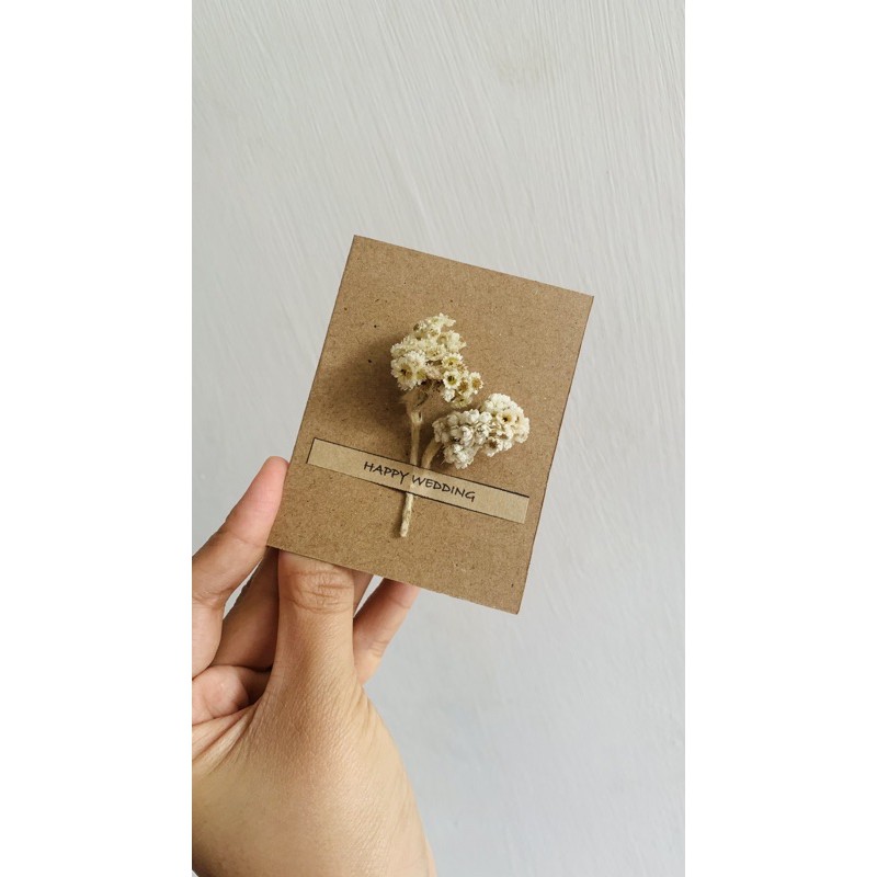 Jual Kirei Tisane Greetings Card Diy Packaging Kartu Ucapan Esthetic Aesthetic Gift Card