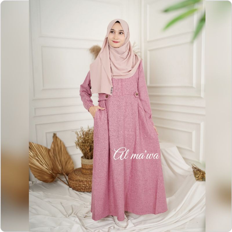 baju gamis wanita dress muslim terbaru GAMIS KATUN MADINA SYAR'I ALY (S.M) baju gamis wanita terbaru