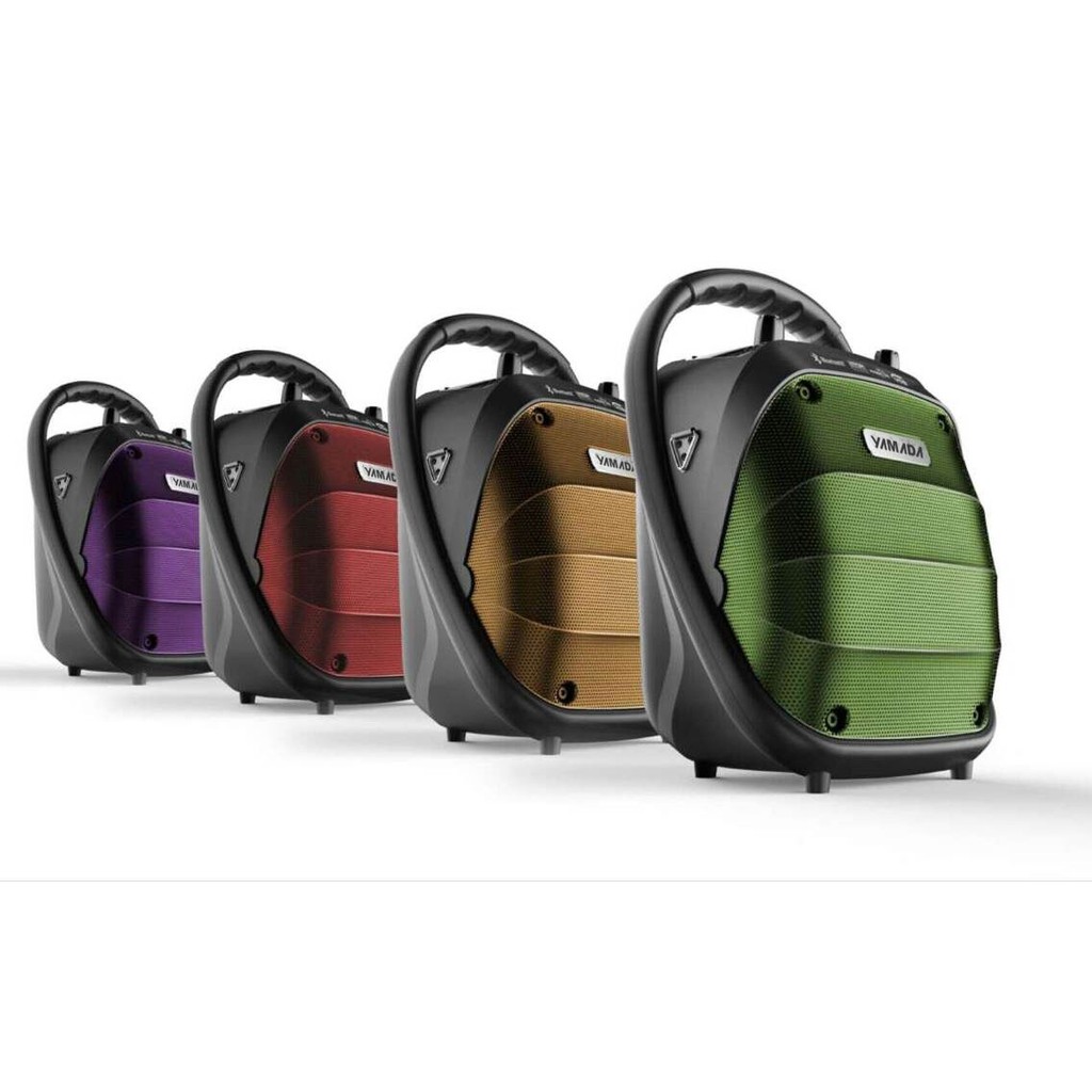 YAMADA DM-BT70 Active Speaker Wireless Microphone MP3 WMA USB TF Bluetooth FM Radio Bass not JBL