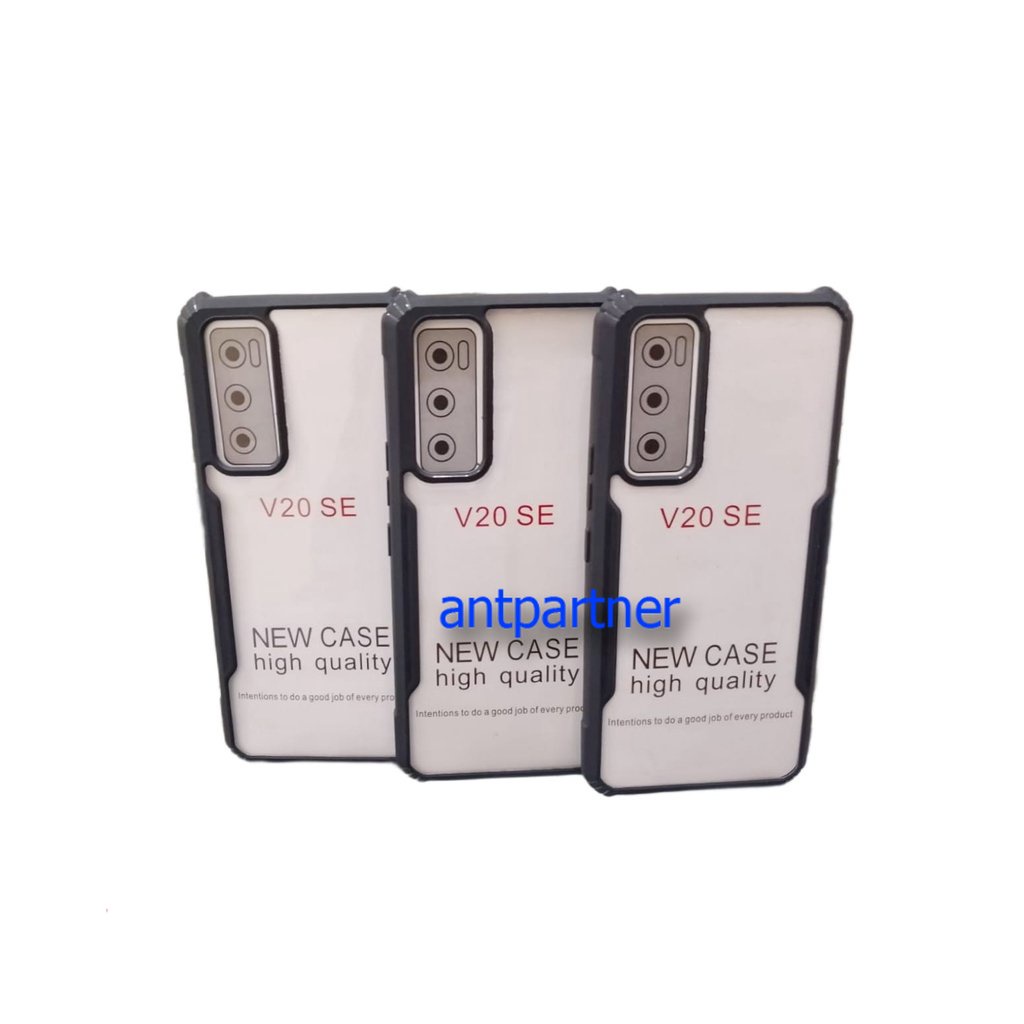 CASE FUSION SHIELD ARMOR SHOCKPROOF VIVO V20 SE SOFT HARD CASE FUZE