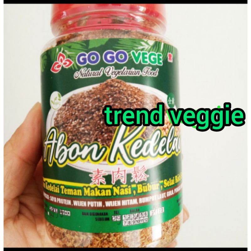 

Abon Kedelai Vegetarian Crispy Go Go Veggie 150g