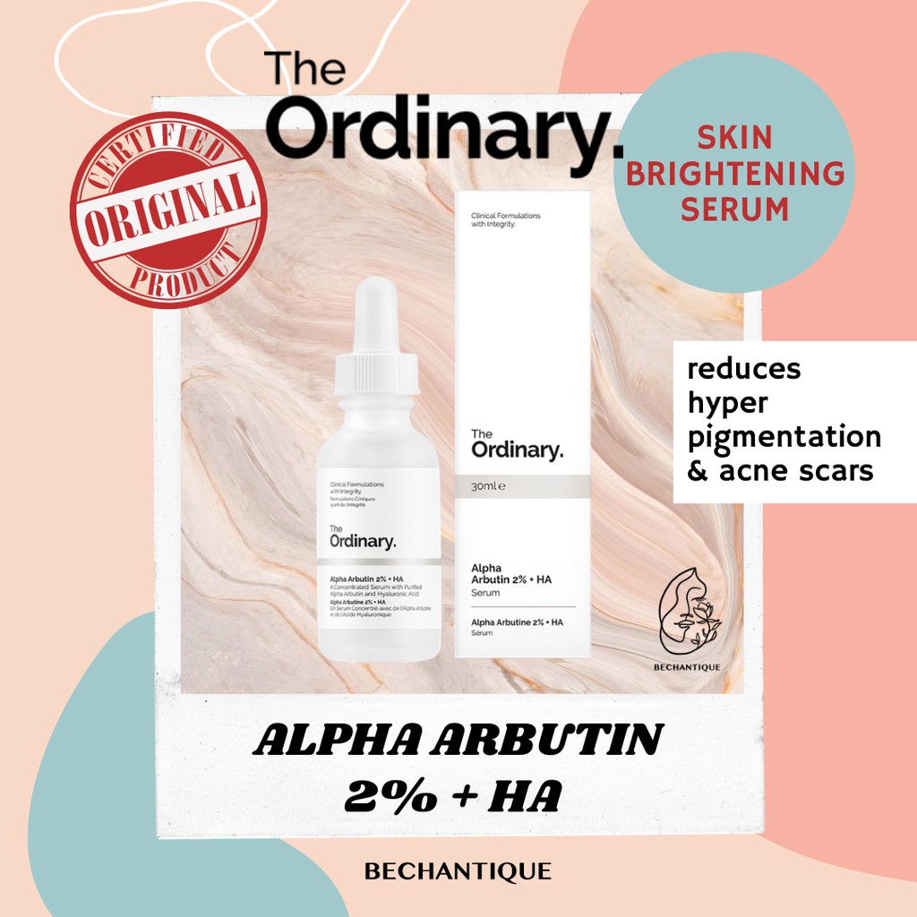 Original THE ORDINARY Alpha Arbutin 2% + HA Serum Brightening Serum The Ordinary TheOrdinary 30ml