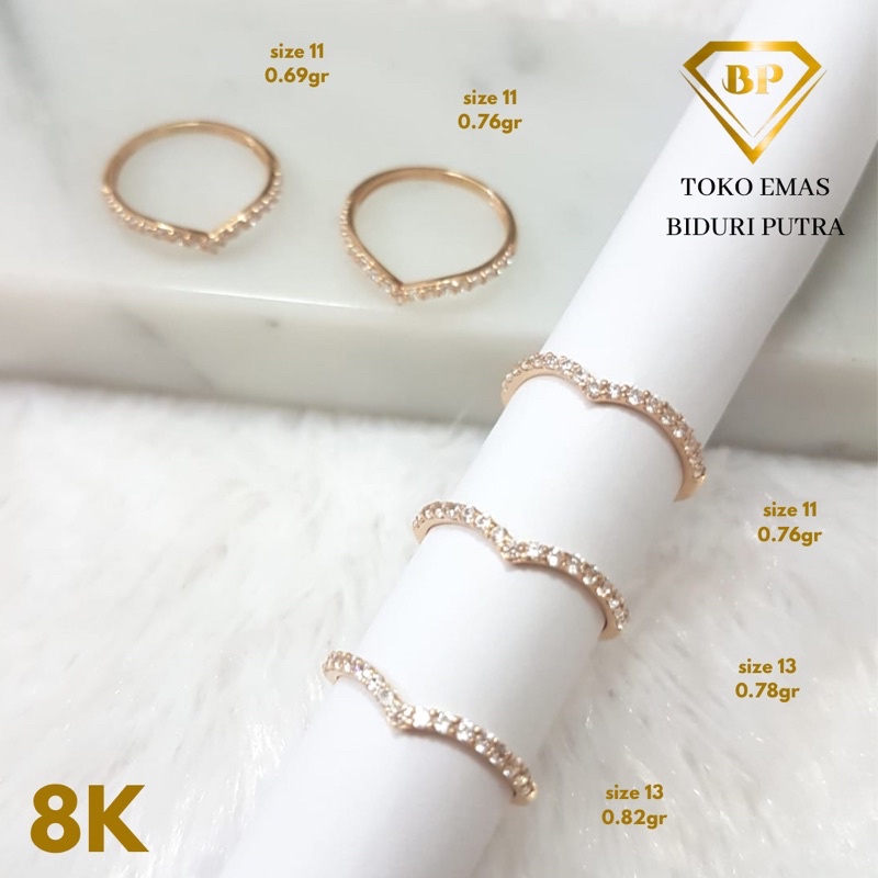 Cincin Emas Asli Aurel Listring V Kadar 8k/375 toko emas biduri putra - toko emas asli - cincin veeline - cincin solitaire emas - cincin emas terbaru - cincin emas muda - toko emas purbalingga