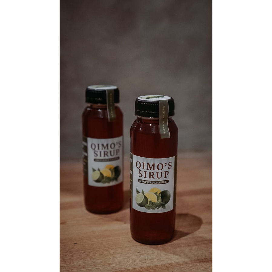 

Qimo’s Sirup 2 pcs - Sirup Jeruk Kasturi/ Sirup Kasturi/ Orange Syrup/ Sirup Orange/ Sirup Asli Pontianak/ Sirup Kastusi/ Sirup Buah Jeruk/ Sirup Sehat dan Alami