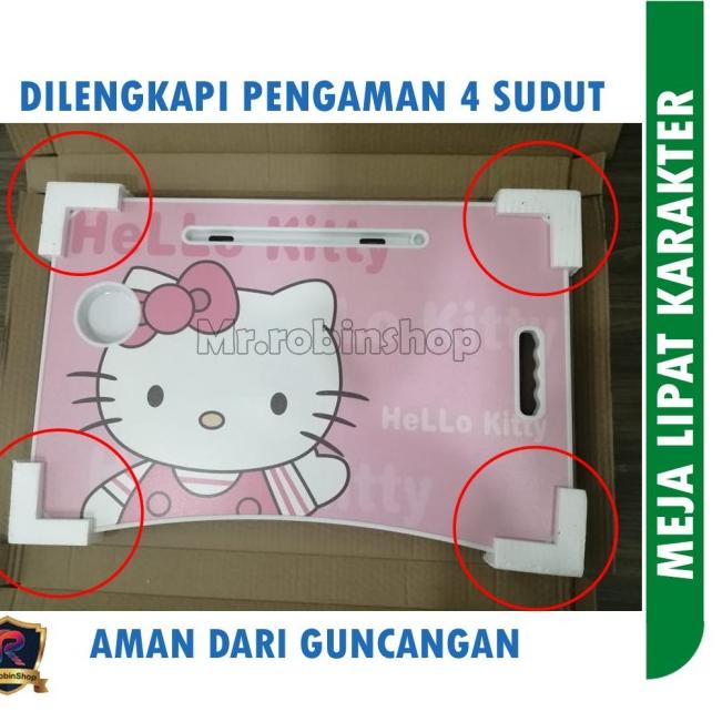 ✽ meja lipat karakter / meja laptop karakter / meja belajar karakter - doraemon ❊